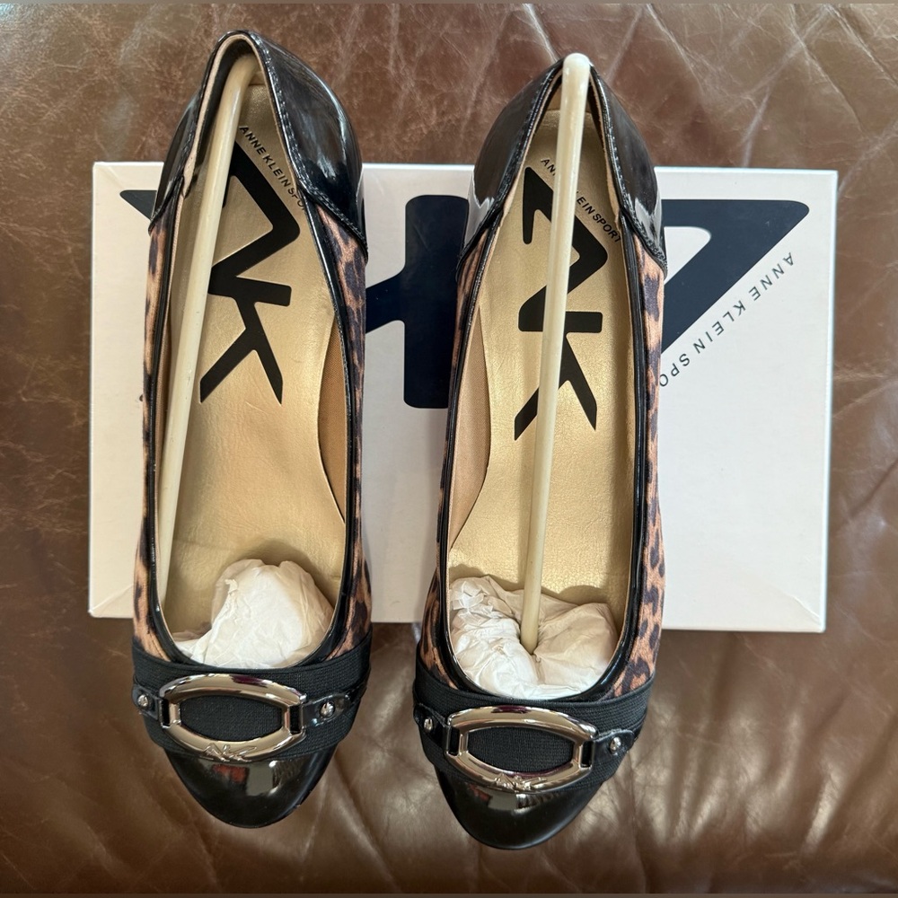 Anne Klein Sport Leopard Print Flats New in Box